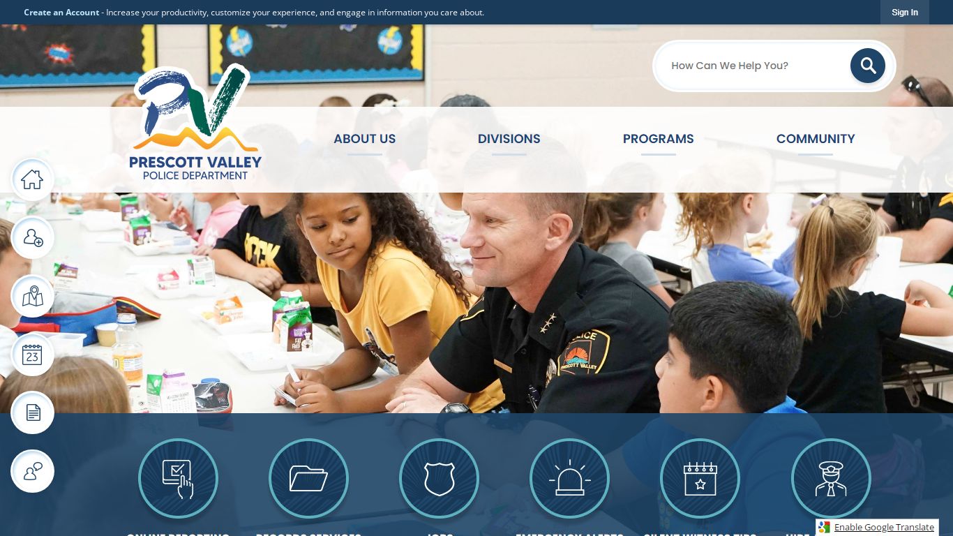 Police Department | Prescott Valley, AZ - Official Website