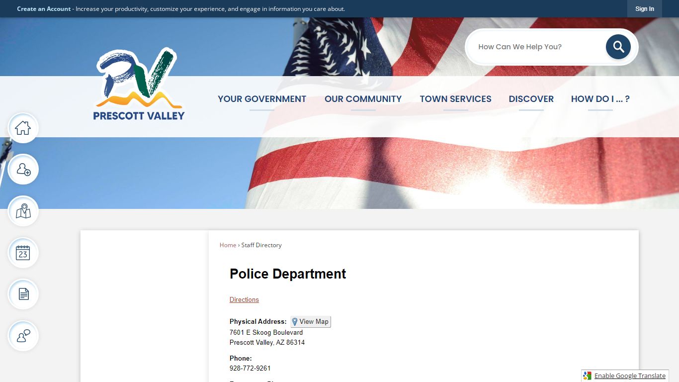 Staff Directory • Prescott Valley, AZ • CivicEngage